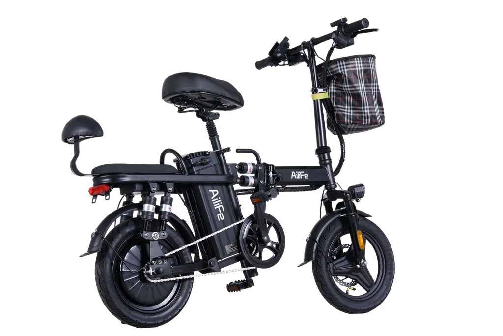 AiliFe 14inch Electric Bike 20 MPH 48V Removable Battery 500W Motor Adult Folding Electric Bicycle with Range of 40 Miles