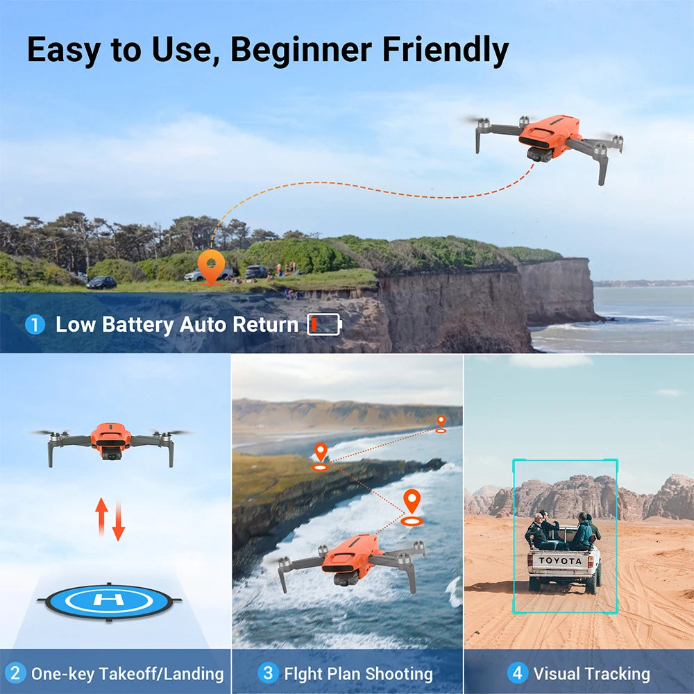 FIMI X8 MINI V2 White Drones 4k professional 9km range 3-axis Gimbal camera 250g-Class Ultralight design smart tracking drone
