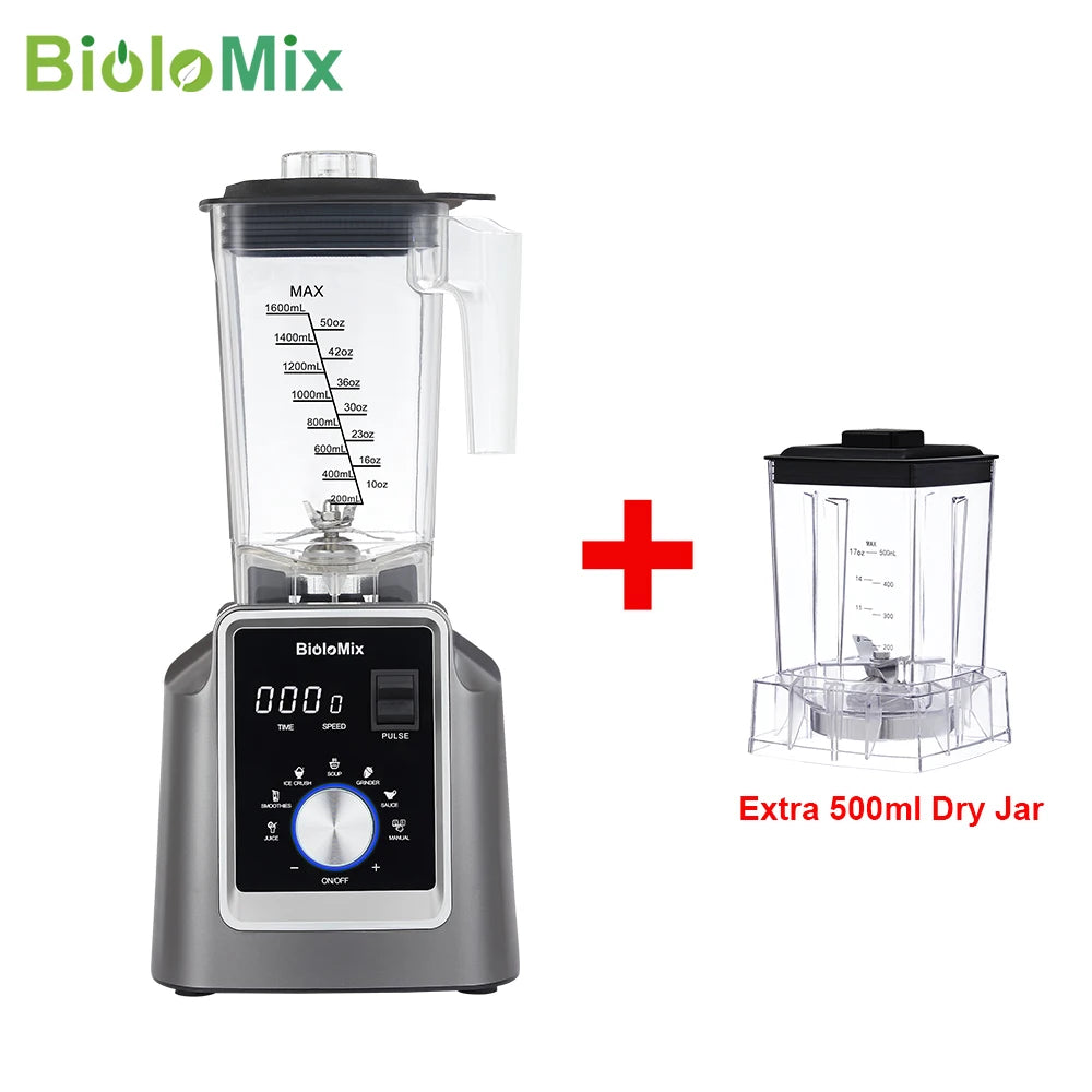 BioloMix Digital BPA FREE 2L Automatic Program Professional Commercial Blender Mixer Juicer Food Processor Ice Smoothies Fruit
