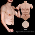 Eyung Silicone Muscle Suit For Man Cosplay Costume Male Fake Chest Bodysuit Realistic Simulation Muscles for Halloween lifelike