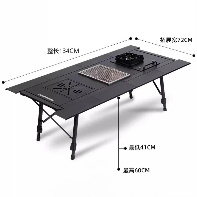 Patio Modern Outdoor Table Dining Firepit Bistro Backyard Outdoor Table Camping Garden Muebles Terraza Outside Furniture