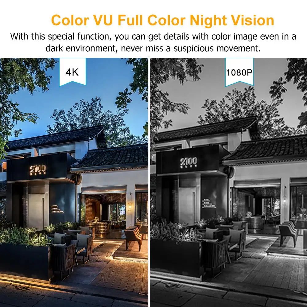 HIKVISION 8MP Panoramic ColorVu Bullet IP Camera DS-2CD2T87G2P-LSU/SL 4K Security Double Lens Color Night Built-in Mic Speaker