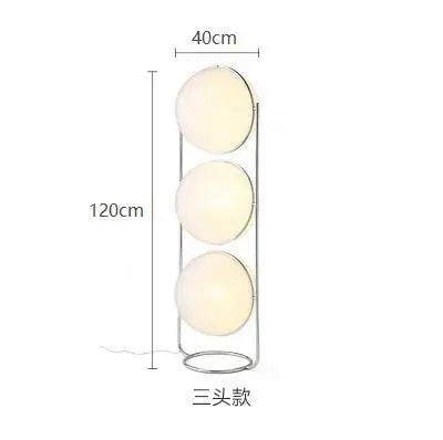 2024 Creative E27 Desk lamp LED Metal Chrome Light Living Room Hotel Room White Acrylic Ball Lights Home Art Deco Art Floor lamp