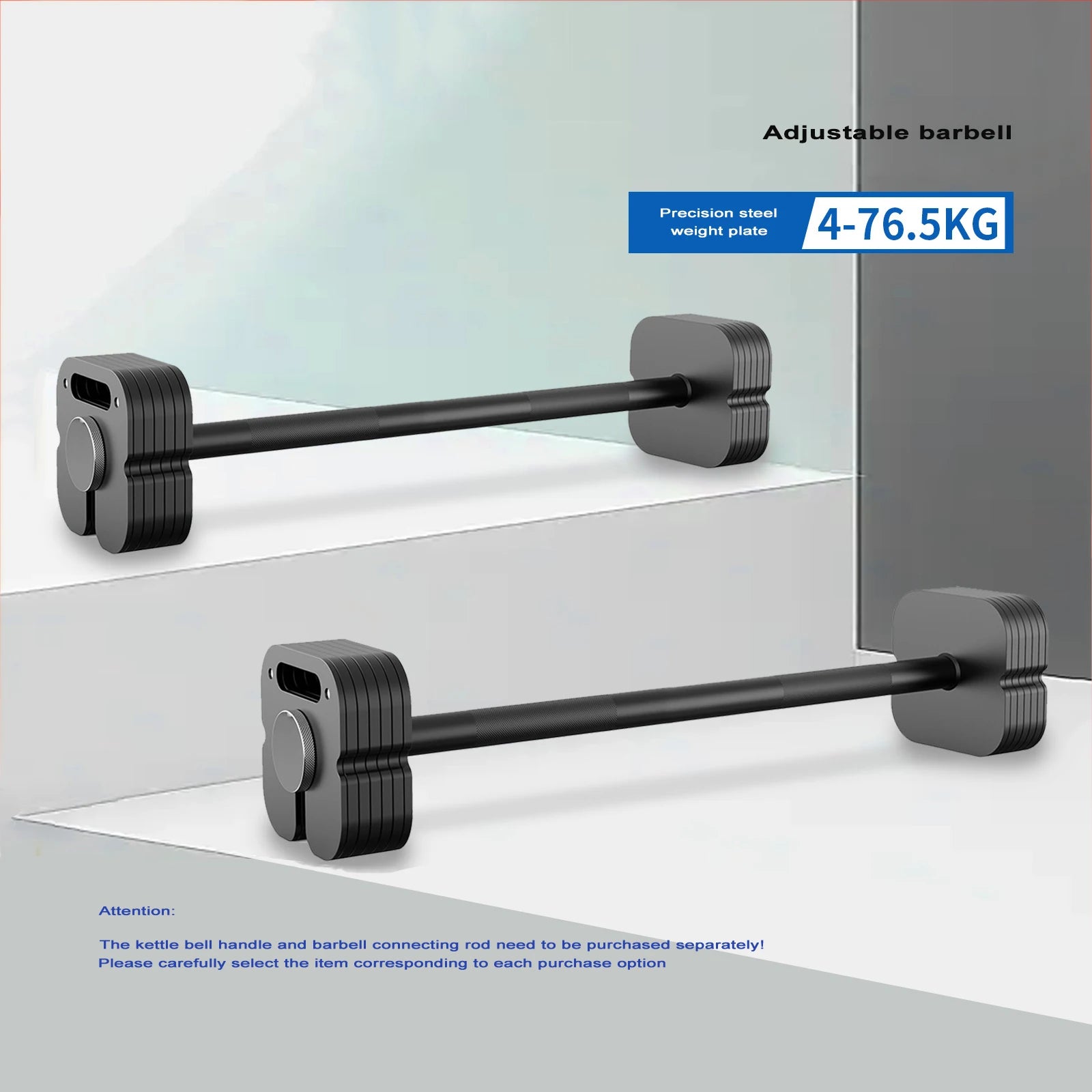 2025 Professional pure steel adjustable dumbbell 4kg-102kg fast adjustable dumbbell 2kg incremental square plug-in dumbbell