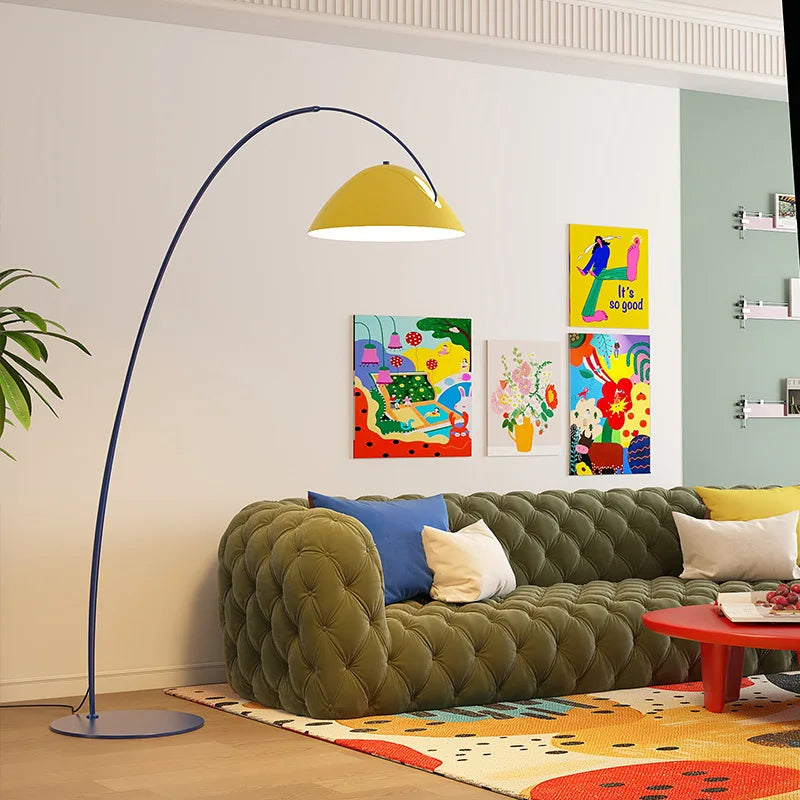 Dopamine living room fishing lamp floor lamp full spectrum children's room color bedroom memphis floor lamp