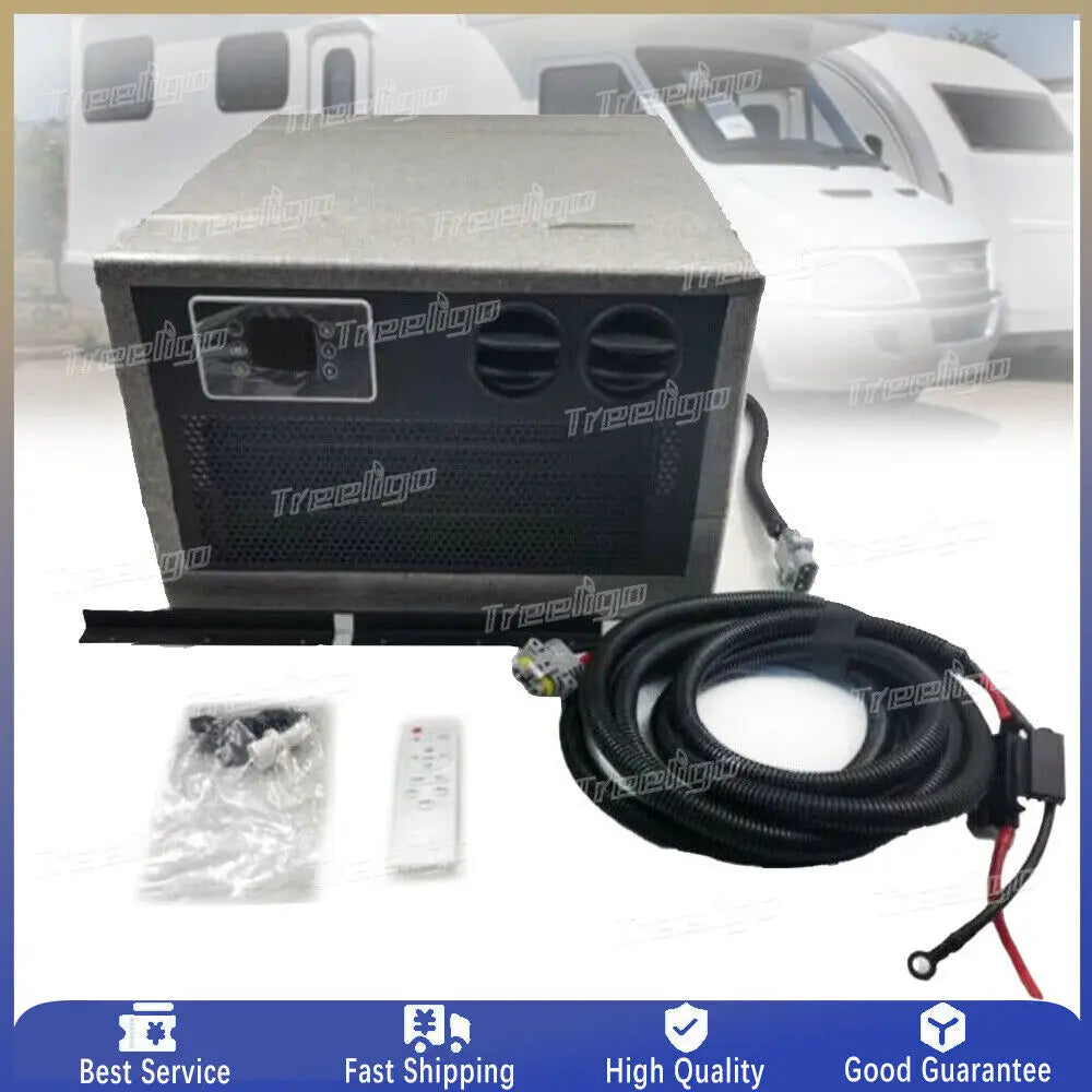 Treeligo Cooling Car Portable Electric Air Conditioner 24V Integrated Built-in Air ConditionerRemote control For RV Camper Truck