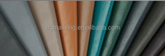 Indoor Furniture Luxury Wooden Frame Modern Living Room 3 Seater Leather Sofa