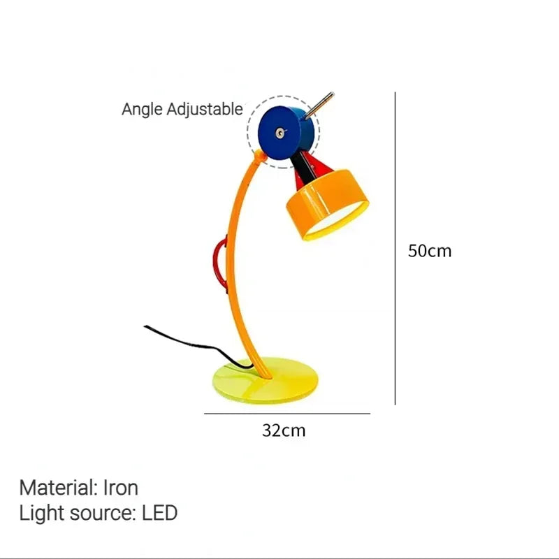 Modern Creative Color Cartoon LED Floor Light Living Room Bedroom Corner Children's Room Reading Desk Lamp Indoor Decor Lighting
