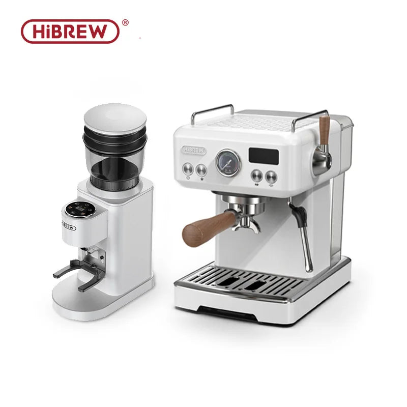 HiBREW H10plus Semi Automatic Espresso Coffee Machine DIY Function 20Bar Pressure Temperature Adjustable For Cappuccino & Latte