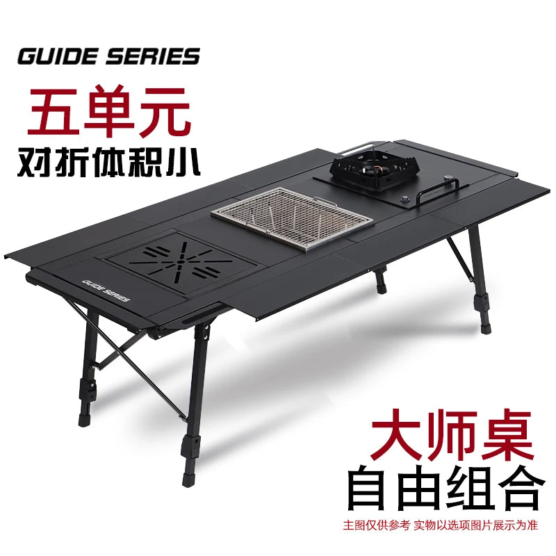 Patio Modern Outdoor Table Dining Firepit Bistro Backyard Outdoor Table Camping Garden Muebles Terraza Outside Furniture