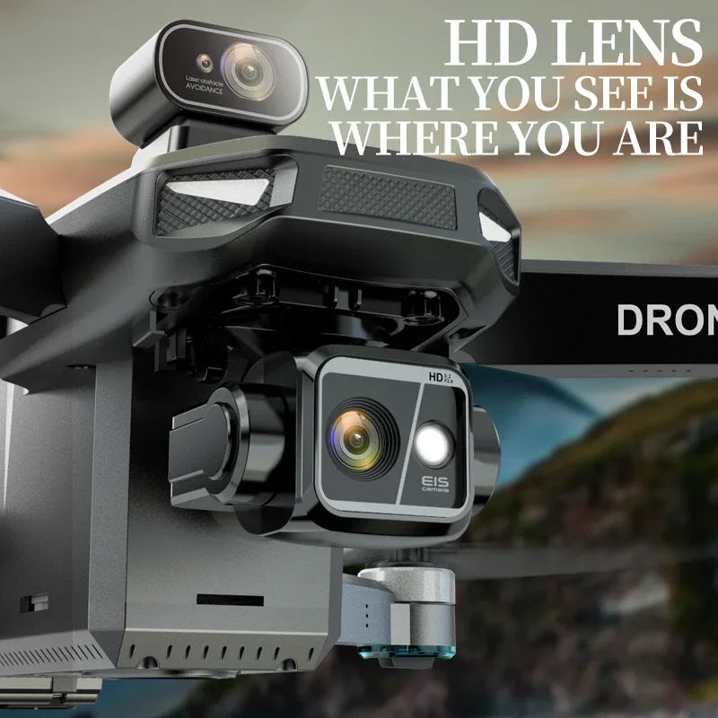 KF104 MAX2 Screen Control Drone 3-Axis Brushless Enhanced Pan Tilt+EIS Electronic Stable HD Camera Laser Obstacle Avoidance Dron