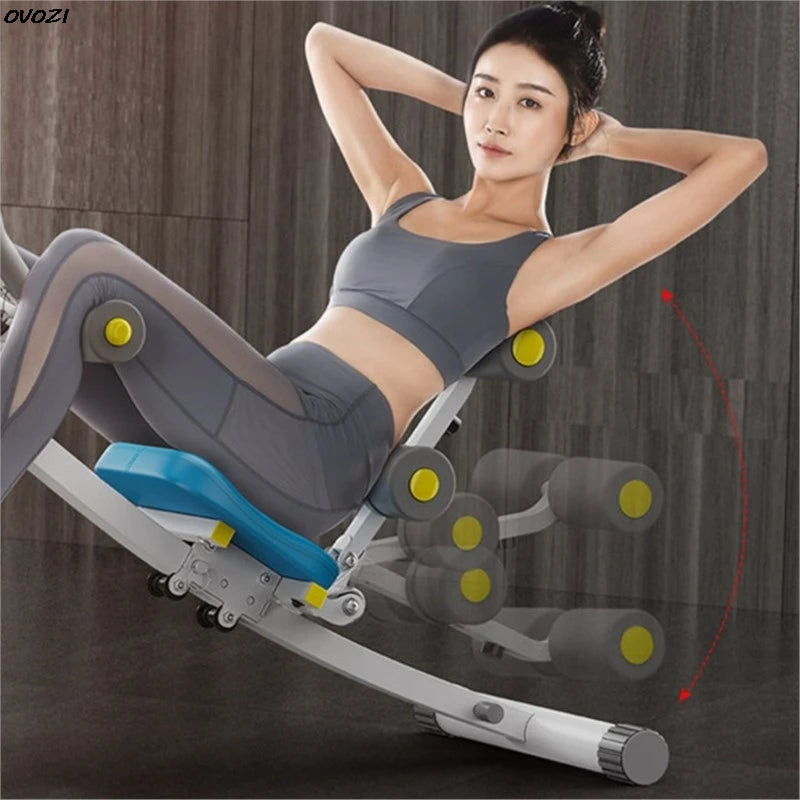 OVOZI Abdominal Fitness Equipment Abdominal Exercise Body Shaping Home Roll Abdominal Training Abdominal Beauty Waist Machine