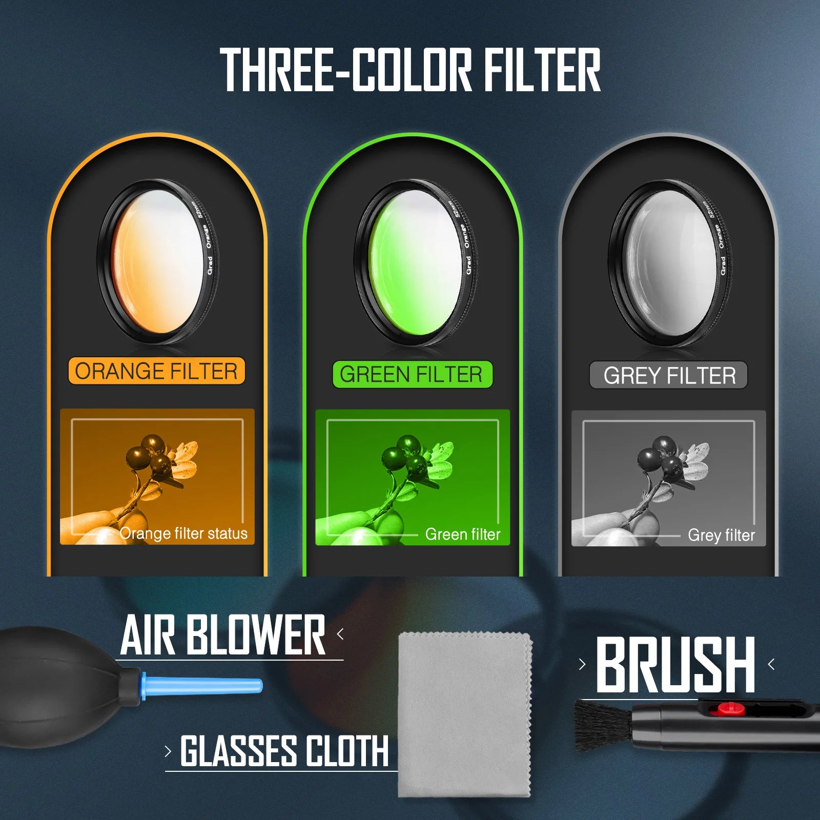 NBD 4K Digital Cameras for Photography 48MP Camera with Microphone  3-Color Filter Video Camera with Wide-Angle&Macro Lens