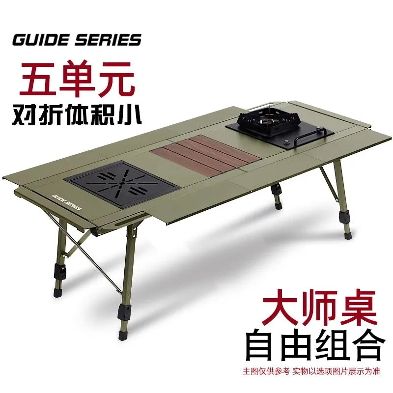 Patio Modern Outdoor Table Dining Firepit Bistro Backyard Outdoor Table Camping Garden Muebles Terraza Outside Furniture