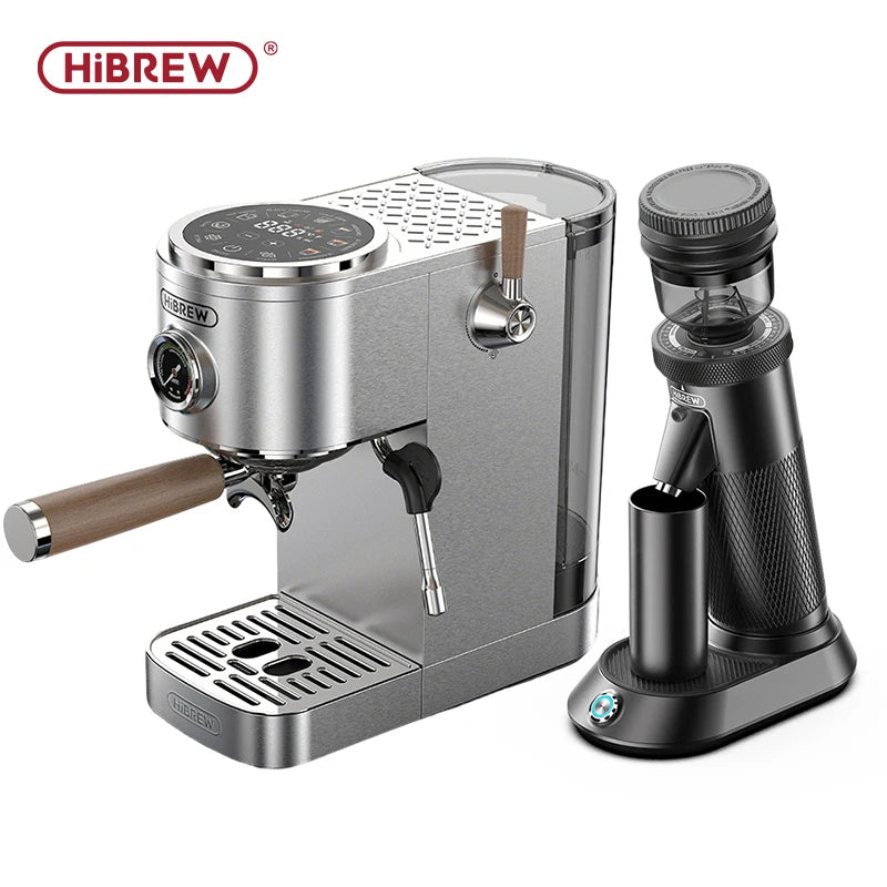 HiBREW Semi-automatic Espresso Coffee Machine 3 Level Temperature Adjustable Cold/Hot 20Bar Coffee Maker Cappuccino H13