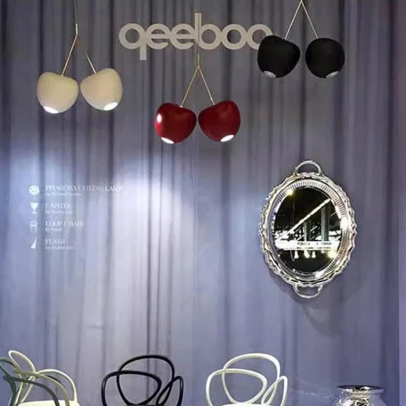 Modern Cherry Shaped Design Creative Ceiling Chandelier Living Room Bar Dining Room Children's Room Interior Decoration Lighting