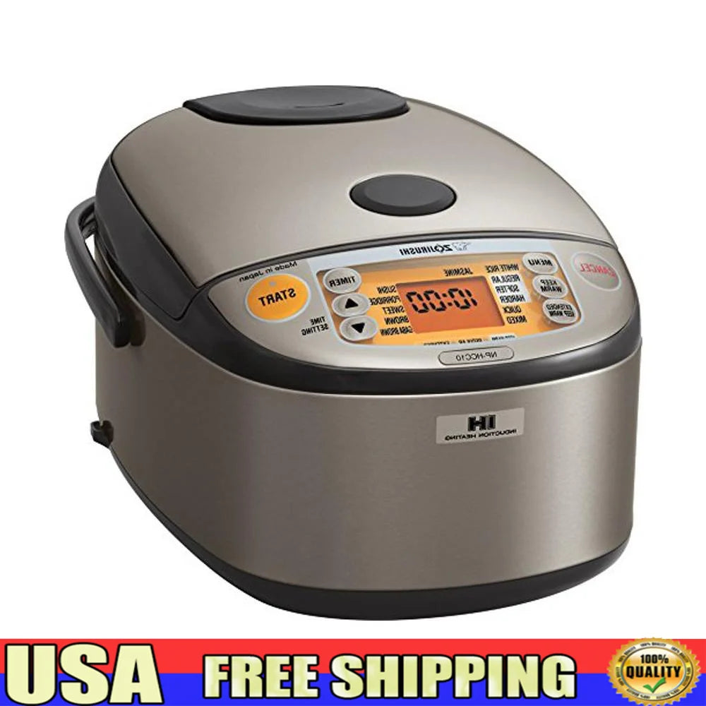 Induction Rice Cooker Warm Function Quick Cook Healthy Settings Even Heat Porridge Jasmine White Sushi Electric LCD Control