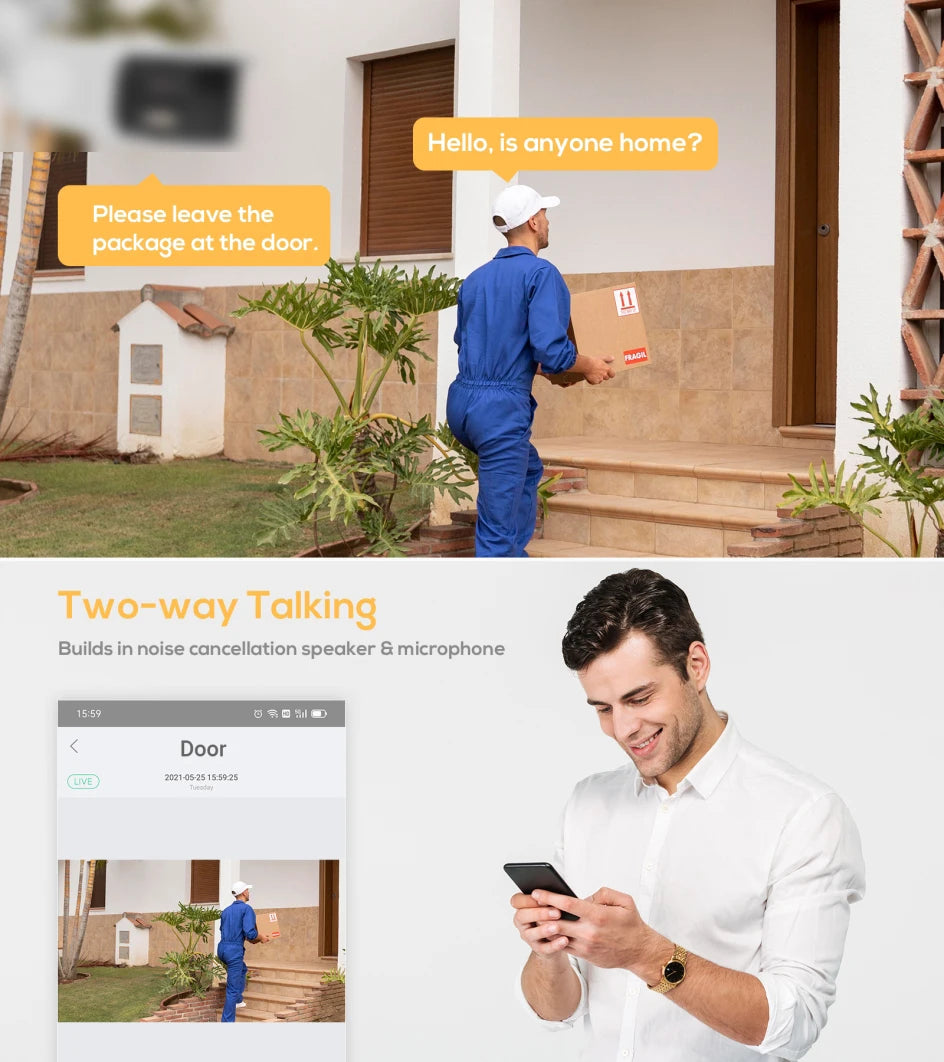 HIKVISION 8MP Panoramic ColorVu Bullet IP Camera DS-2CD2T87G2P-LSU/SL 4K Security Double Lens Color Night Built-in Mic Speaker