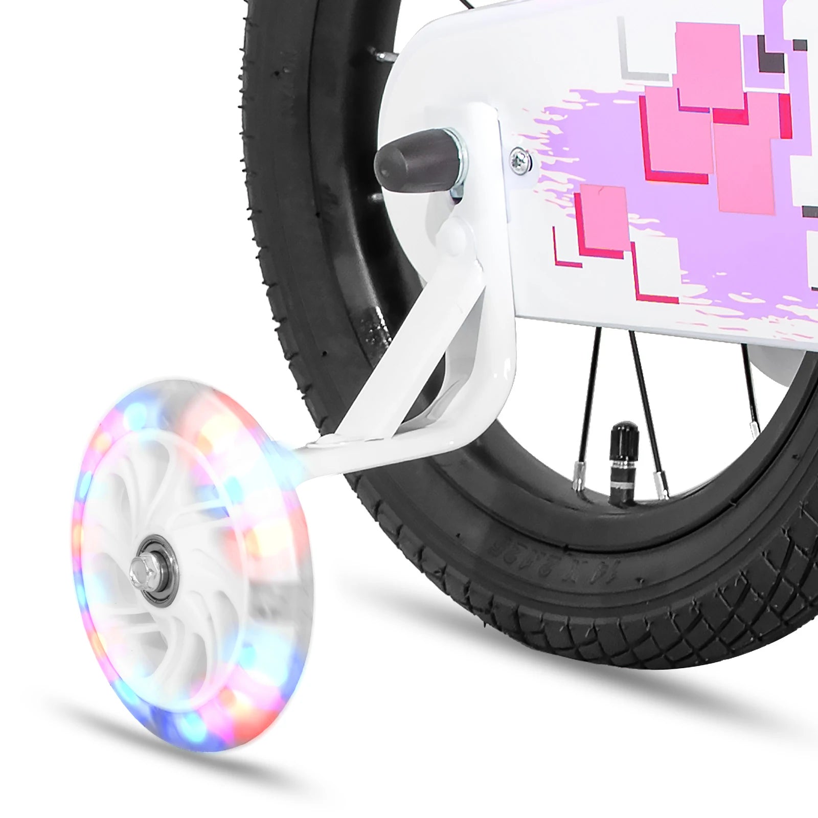 JOYSTAR 12 14 16 18 20 Inch Kids Bike with Light Up Training Wheels, Kids' Bicycle for Boys Girls Age 3-12 Years, Children Bikes