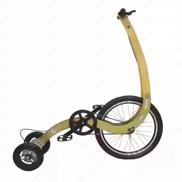 20 Inch Large Wheel Folding Fitness Standing Bike, Full Body Exercise, Half Bike Exercise, Balance Training