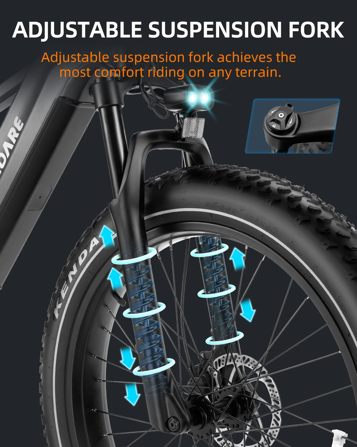 Freedare Electric Bicycle for Men Mountain E-Bike 250W 48V 20AH Battery App Control 27.5" City Riding Road Adult Electric Bikes