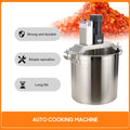 Automatic Hot Pot Fried Machine Small Mixer Food Mixing Stainless Steel Barrel Non Stick Pan Hot Pot Seasoning Stir-Frying