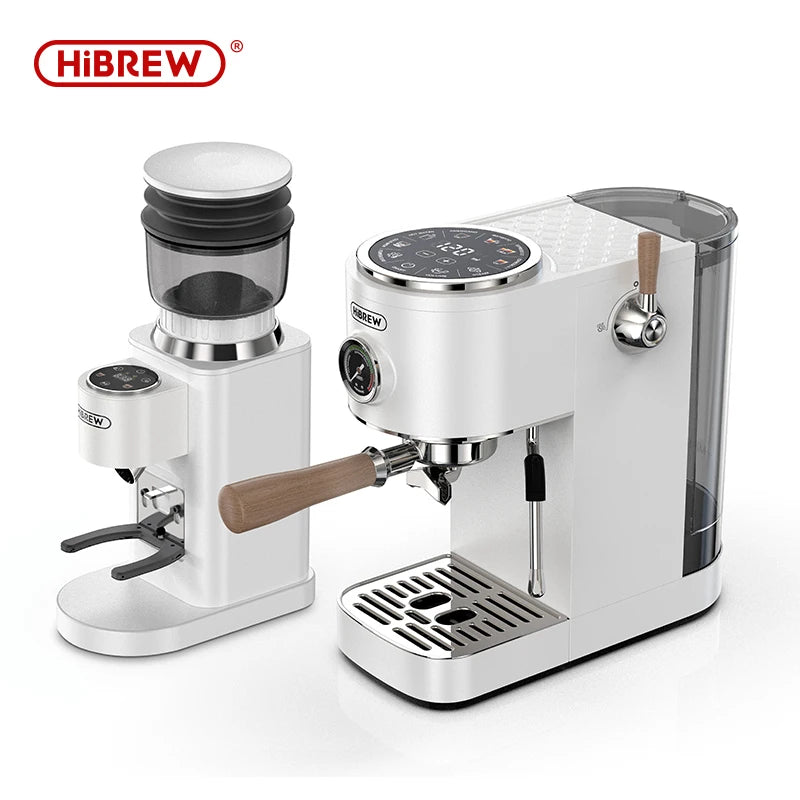 HiBREW Semi-automatic Espresso Coffee Machine 3 Level Temperature Adjustable Cold/Hot 20Bar Coffee Maker Cappuccino H13
