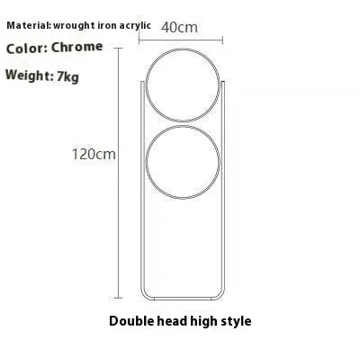 2024 Creative E27 Desk lamp LED Metal Chrome Light Living Room Hotel Room White Acrylic Ball Lights Home Art Deco Art Floor lamp