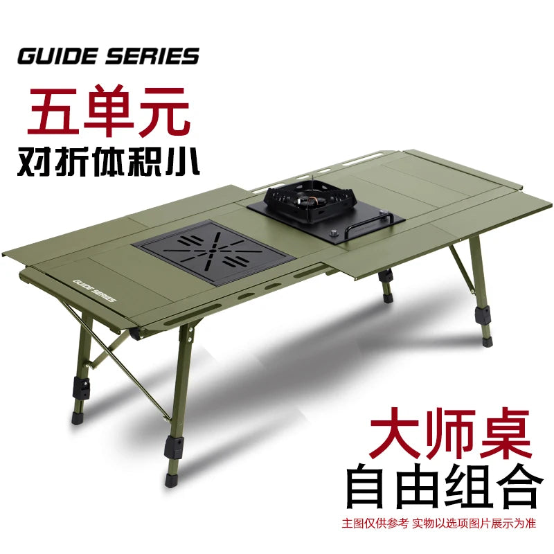 Patio Modern Outdoor Table Dining Firepit Bistro Backyard Outdoor Table Camping Garden Muebles Terraza Outside Furniture