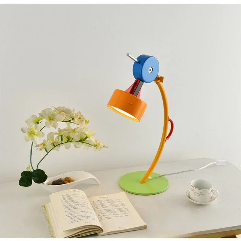 Modern Creative Color Cartoon LED Floor Light Living Room Bedroom Corner Children's Room Reading Desk Lamp Indoor Decor Lighting