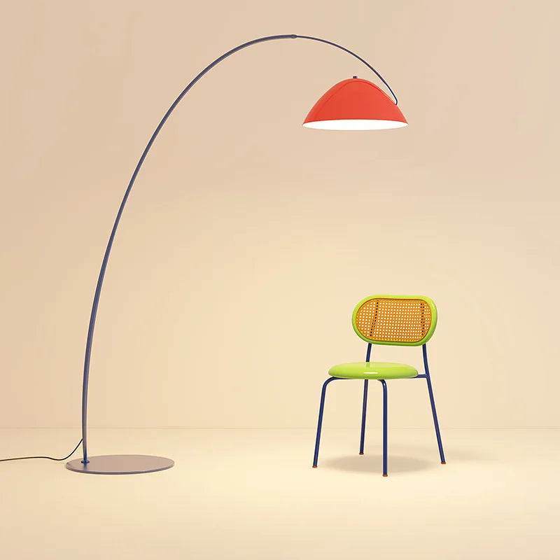 Dopamine living room fishing lamp floor lamp full spectrum children's room color bedroom memphis floor lamp