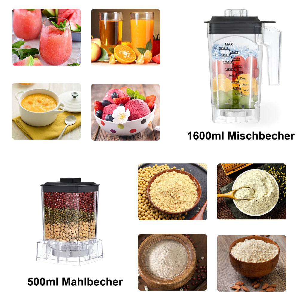 BioloMix Digital BPA FREE 2L Automatic Program Professional Commercial Blender Mixer Juicer Food Processor Ice Smoothies Fruit