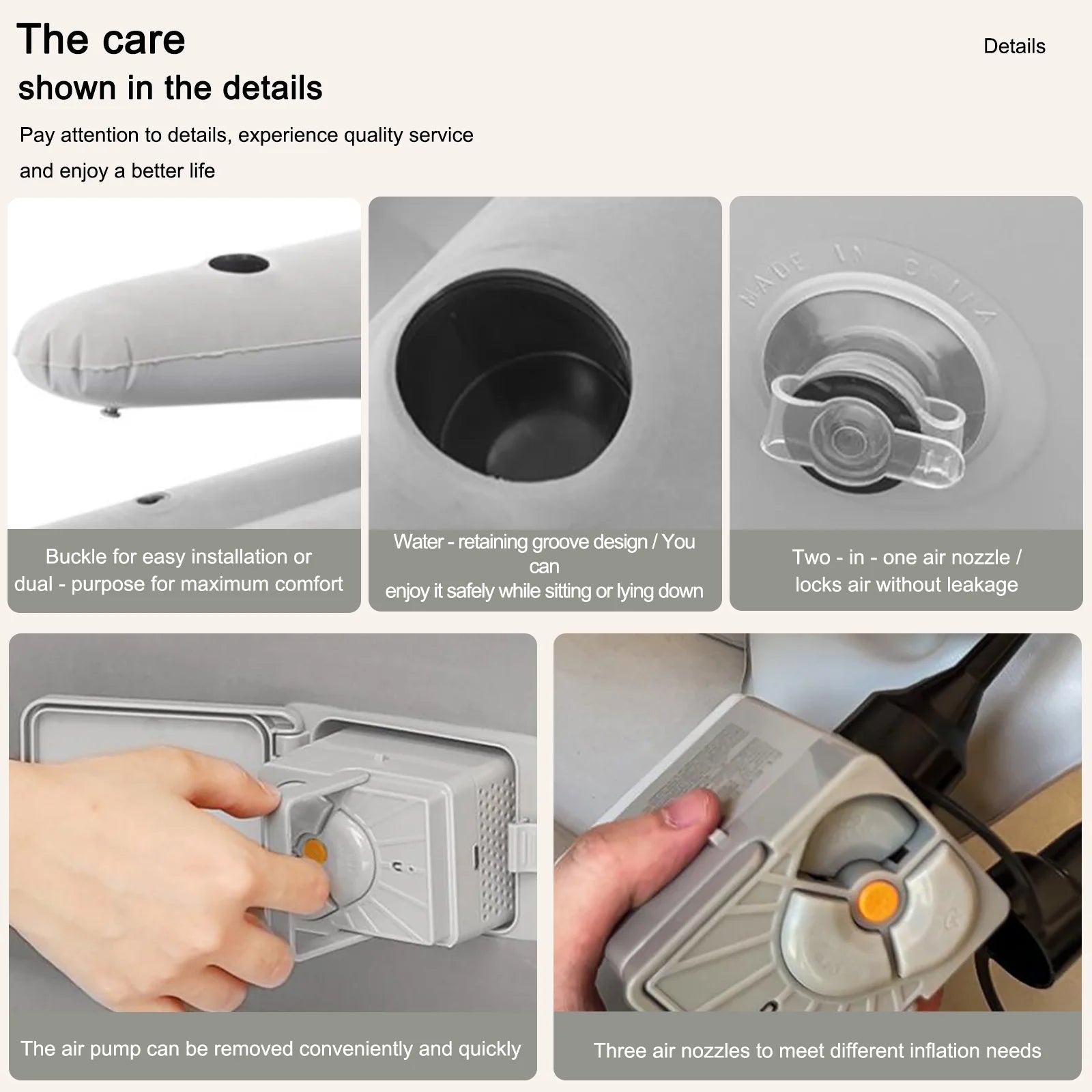 2 Person Automatic Inflatable Mattress For Home Outdoor Camping Rest Sleeping Bed Car Air Cushion Portable Folding Lazy Sofa Mat