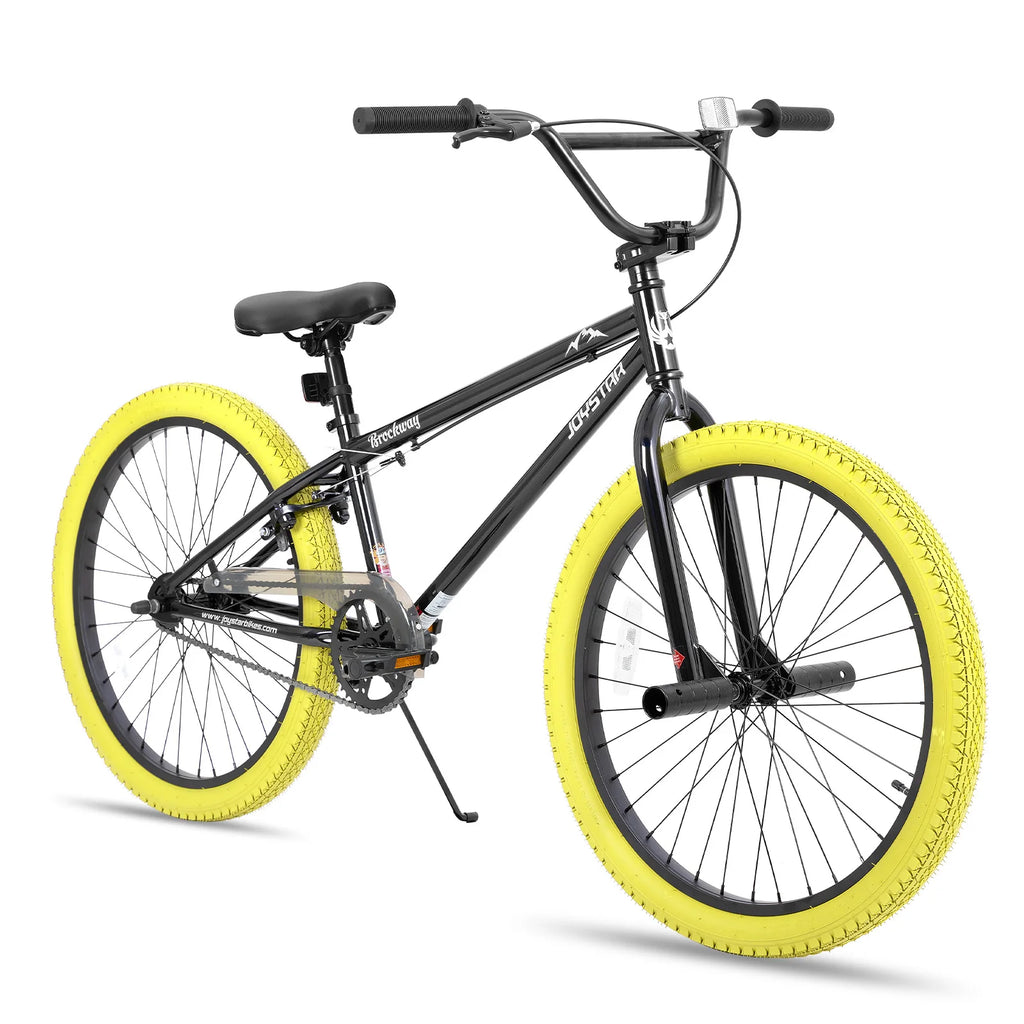 JOYSTAR Freestyle Kids BMX Bikes 20" 24" Kids Bicycles for 6-14 Years Boys Girls and Beginner-Level Riders 2 Pegs